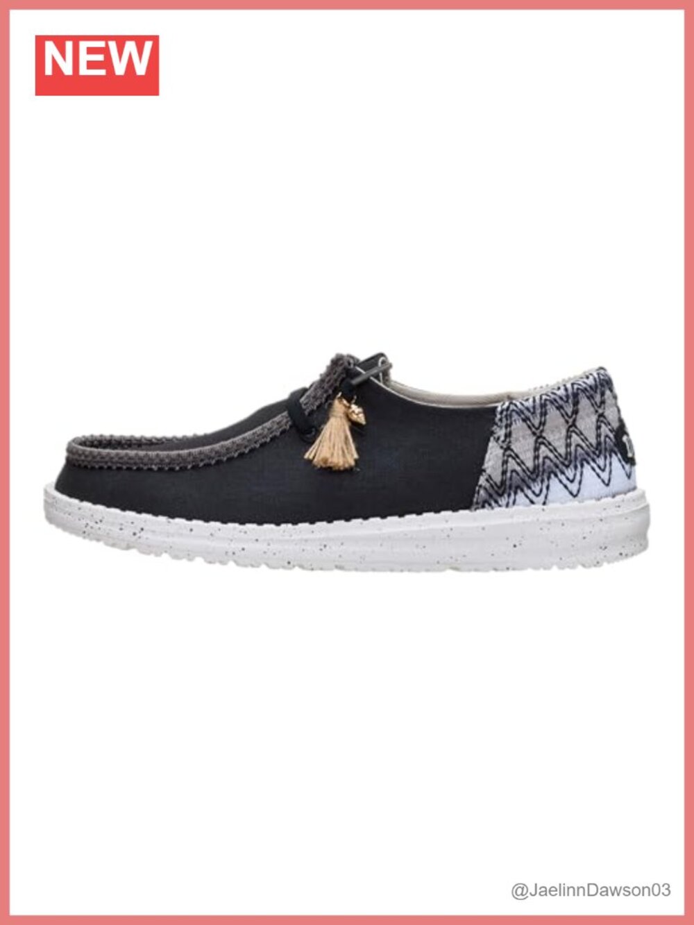 Woven Slip-On Loafer with Tassel Detail - Lightweight Summer Shoe